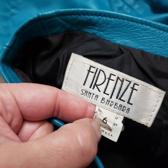 VINTAGE 80s Leather Skirt - Picture 9 of 12